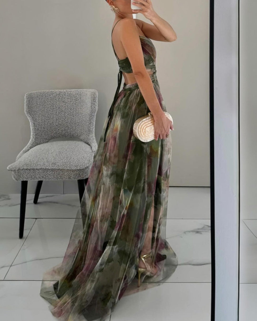 Vestido Maxi Floral con Elegancia