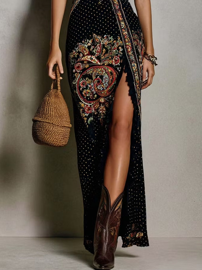 Vestido Largo Boho Vintage