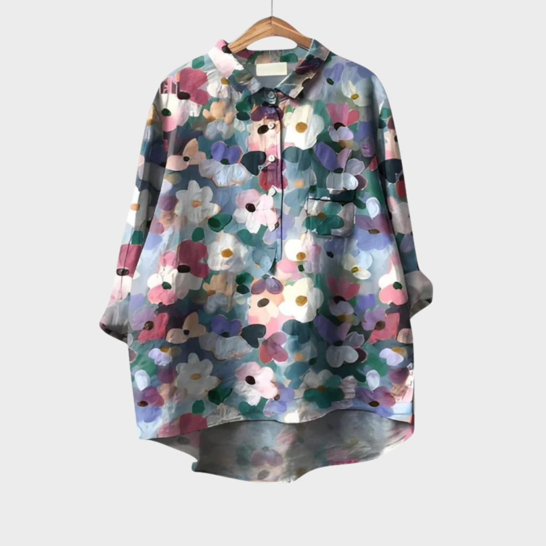 Elegante Camisa de Verano de Lino