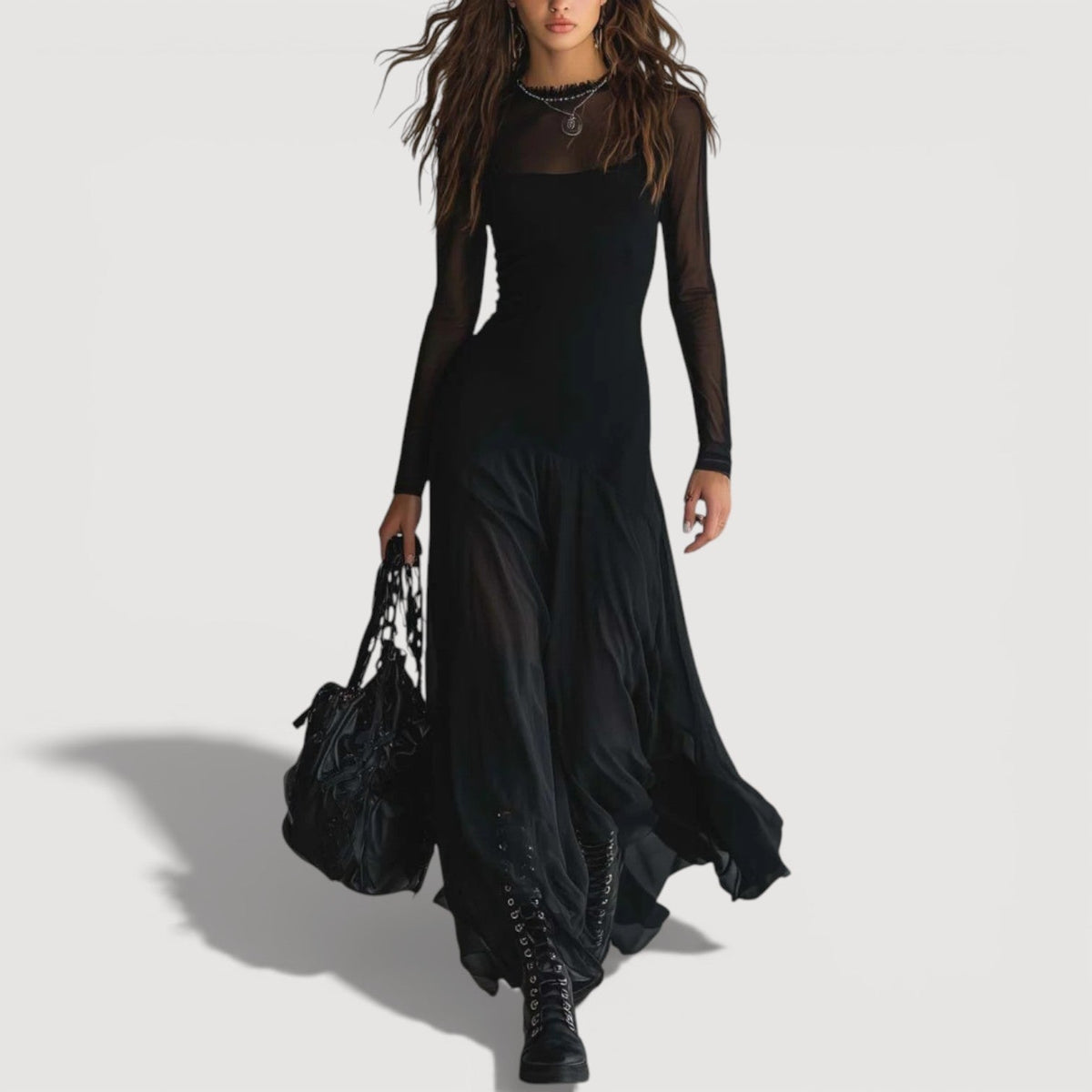 Vestido de Elegancia Mística