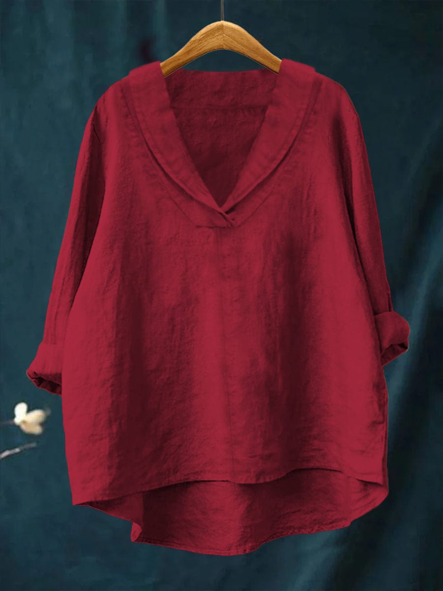 Elegante Camisa de Verano en Lino