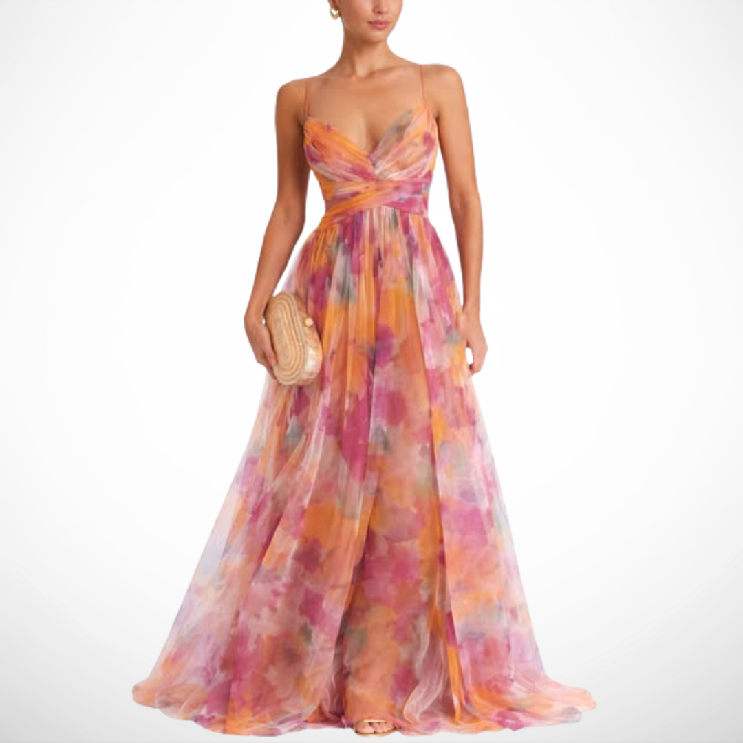 Vestido Maxi Floral con Elegancia