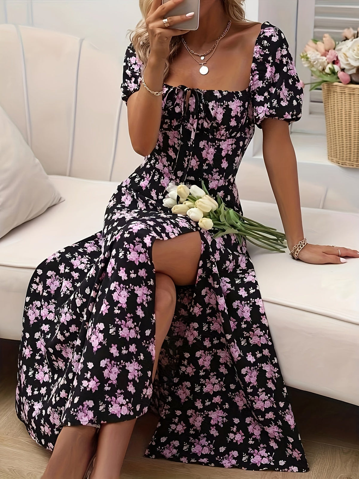 Vestido Floral Elegante Chloé