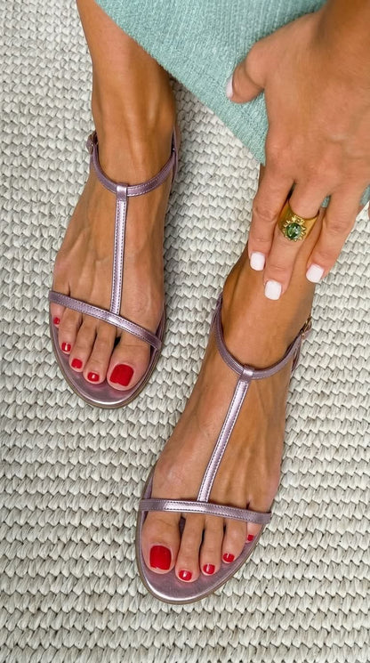 Sandalias Doradas Primavera