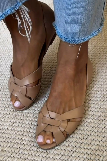 Sandalias Trenzadas Naturales