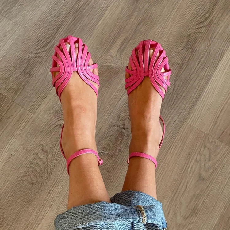 Sandalias Joyas Doradas
