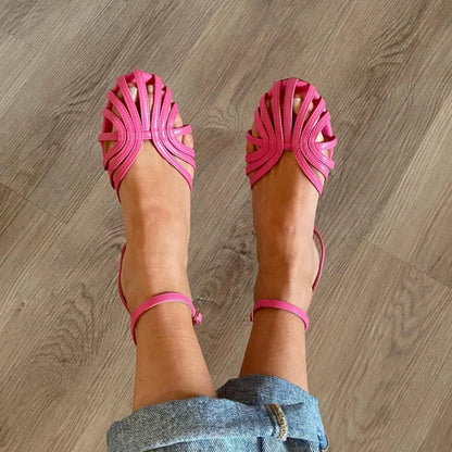 Sandalias Joyas Doradas