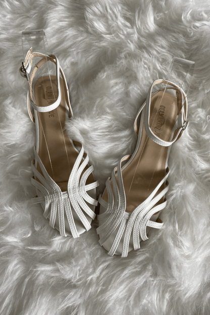 Sandalias Joyas Doradas
