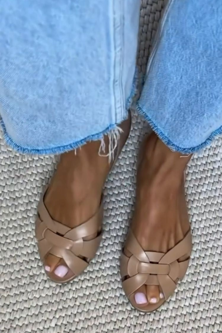 Sandalias Trenzadas Naturales