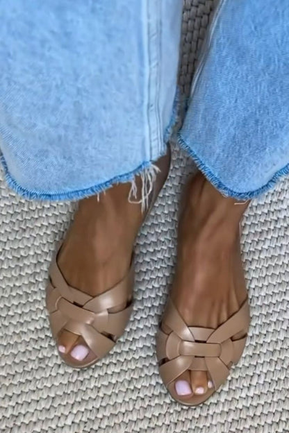 Sandalias Trenzadas Naturales