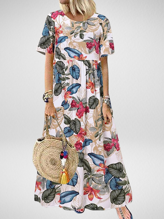 Vestido Maxi Floral Boho