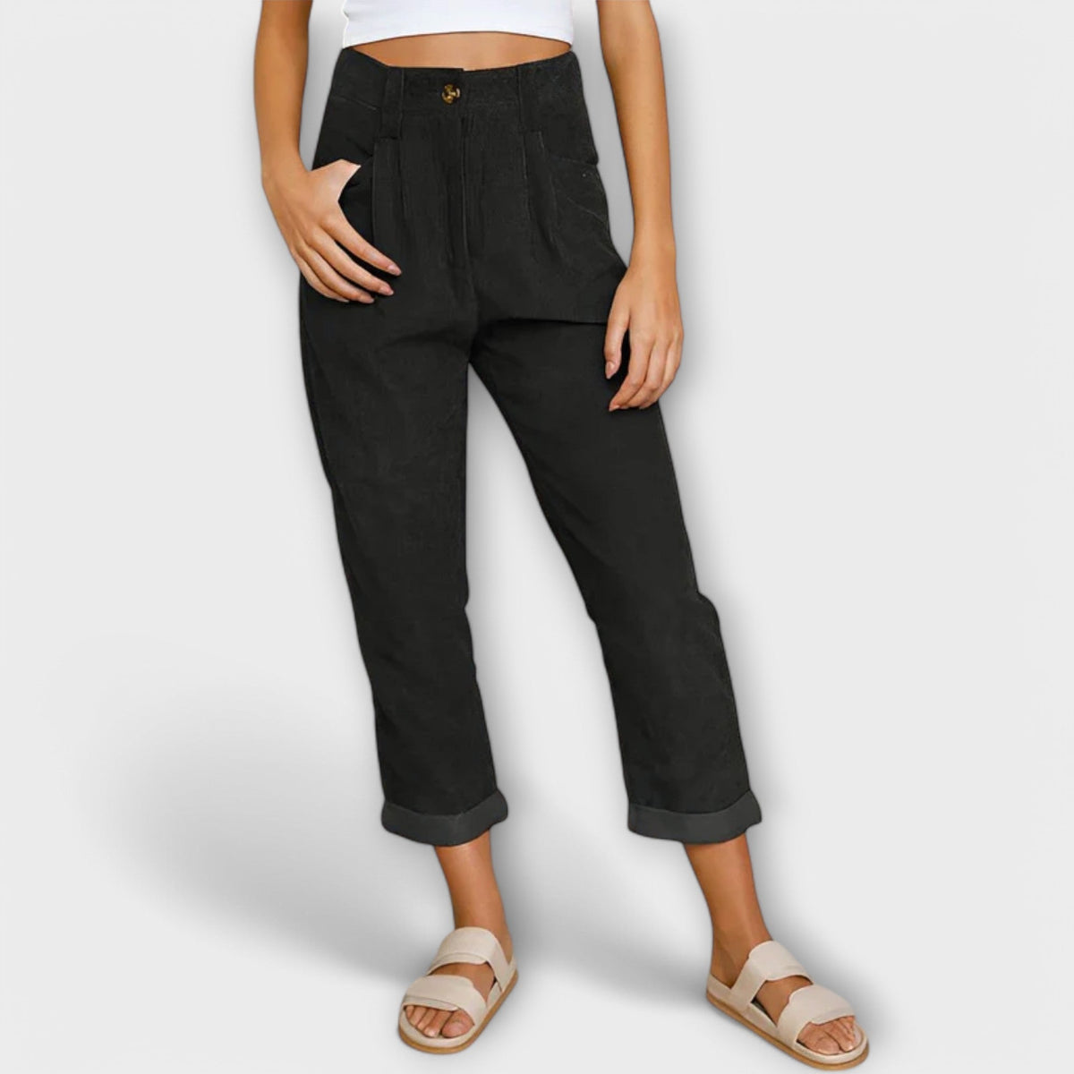 Pantalón de Terciopelo Moderno