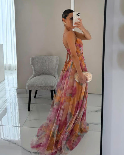 Vestido Maxi Floral con Elegancia
