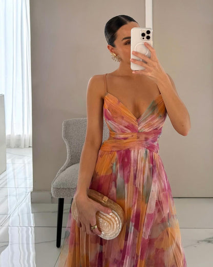 Vestido Maxi Floral con Elegancia