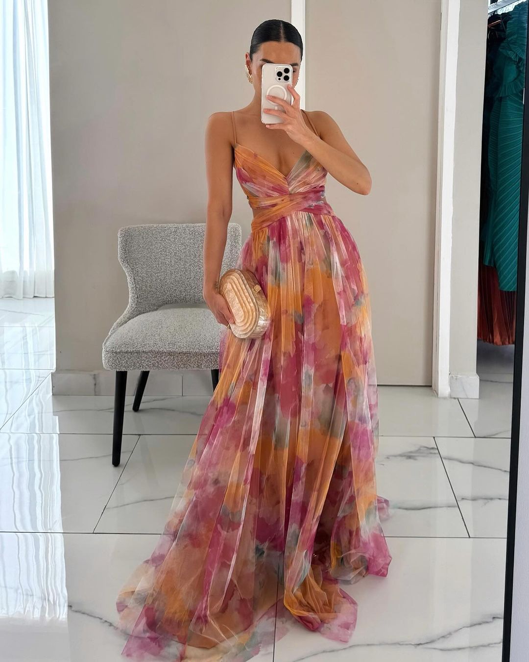 Vestido Maxi Floral con Elegancia