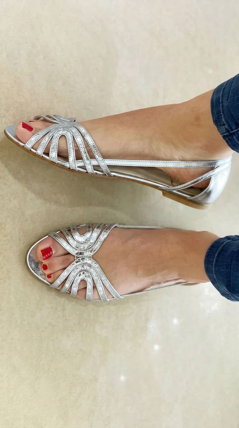 Sandalias Doradas Luz de Verano