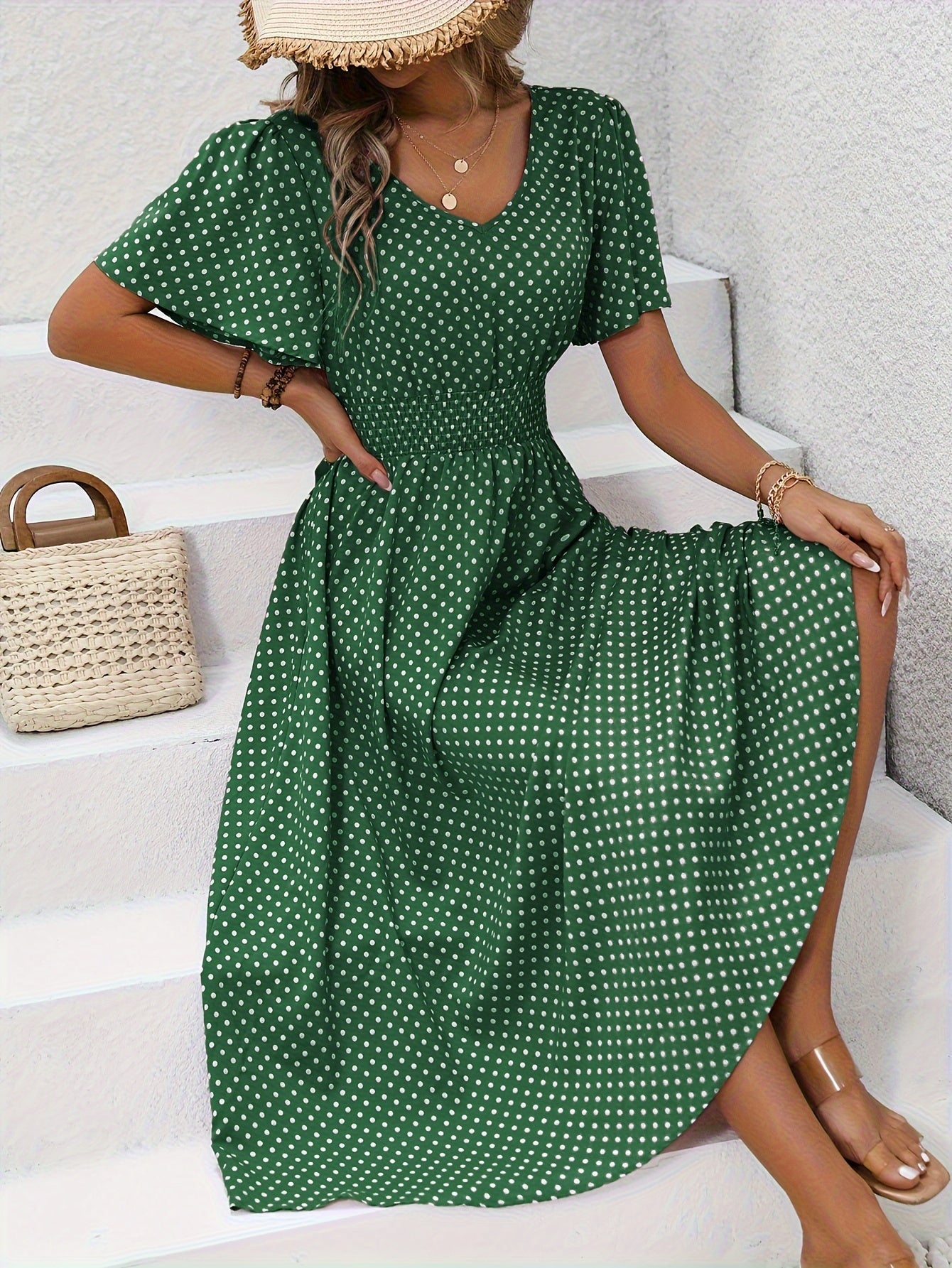Vestido Chic de Lunares Élisa