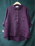 Blusa Elegante de Manga Larga con Caída Natural
