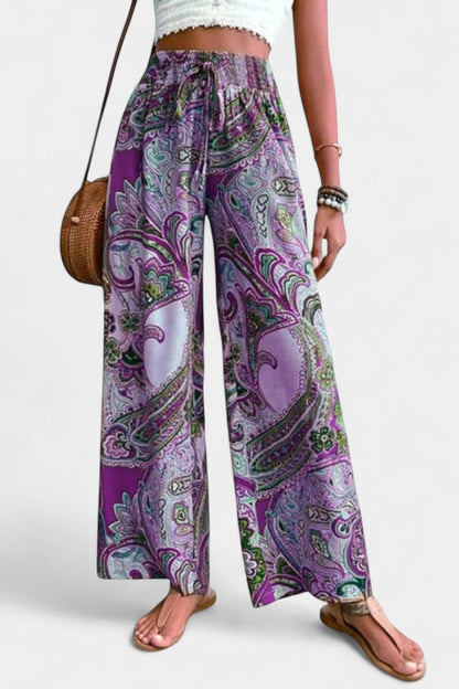 Vitoria Pantalones de Verano de Pierna Ancha