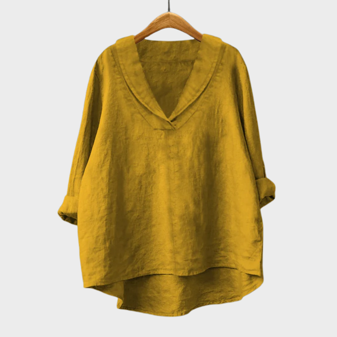 Elegante Camisa de Verano en Lino