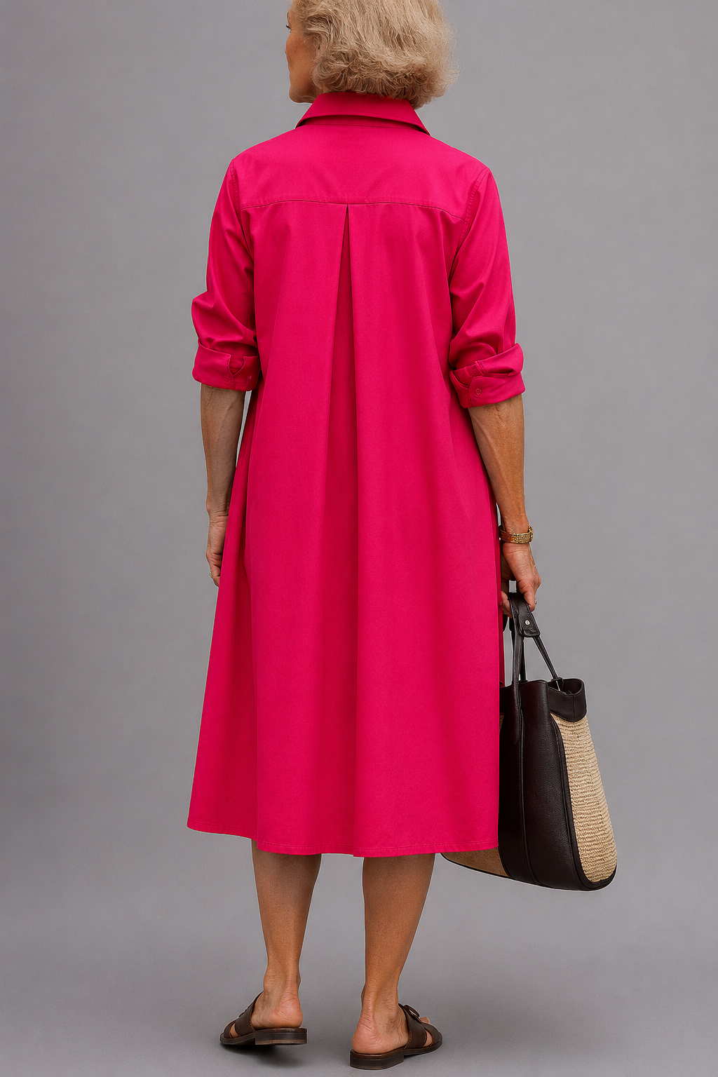 Sofisticado vestido midi