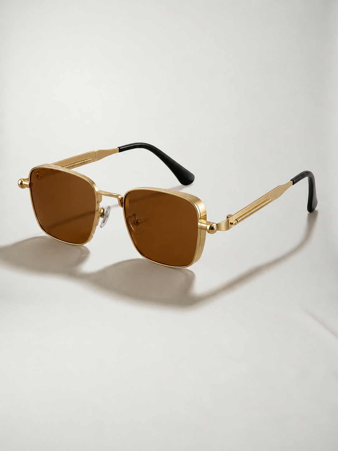 Gafas de Sol Metálicas Retro con Varillas de Muelle