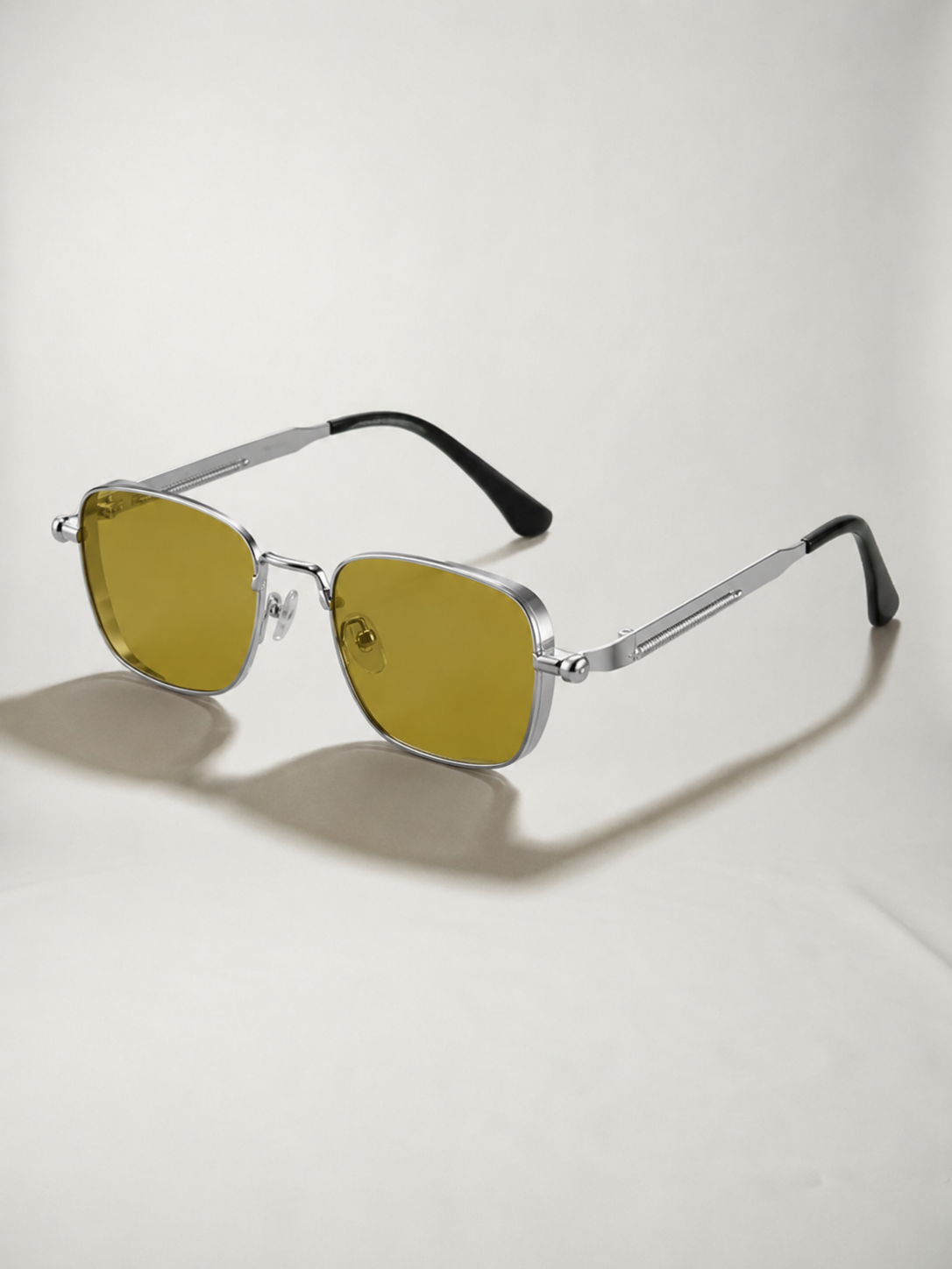 Gafas de Sol Metálicas Retro con Varillas de Muelle
