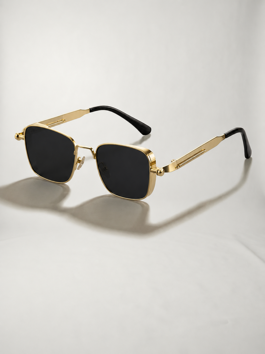 Gafas de Sol Metálicas Retro con Varillas de Muelle