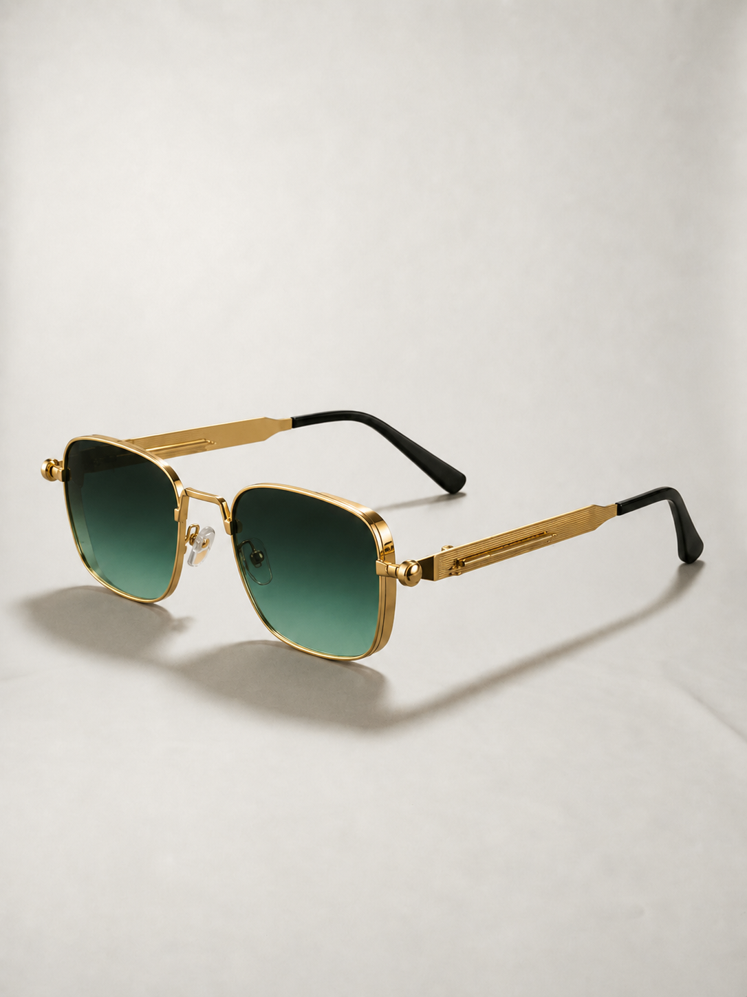 Gafas de Sol Metálicas Retro con Varillas de Muelle