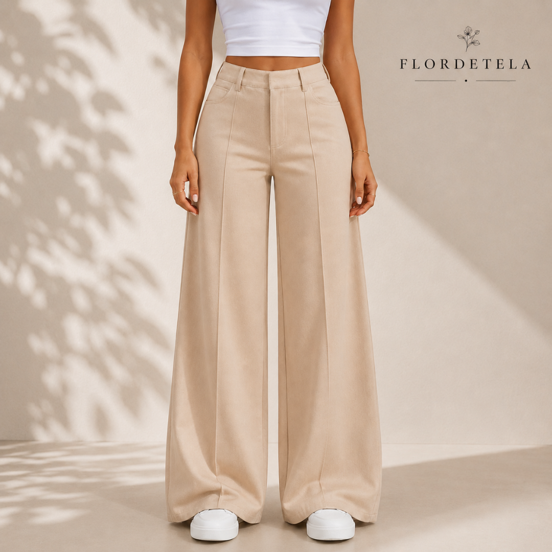 Pantalón Palazzo de Tiro Alto