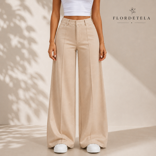 Pantalón Palazzo de Tiro Alto