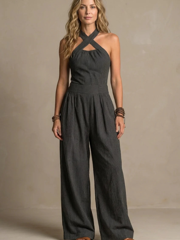 Mono Elegante Escote Cruzado