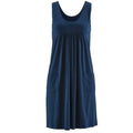 Vestido Midi de Rayas con Bolsillos