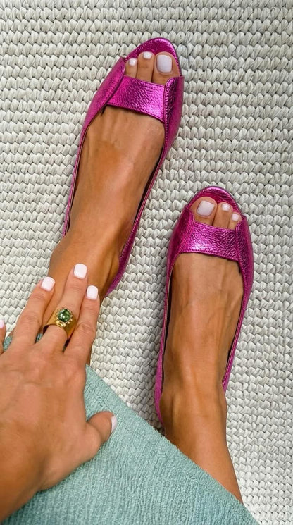 Sandalias Doradas Comfort Chic