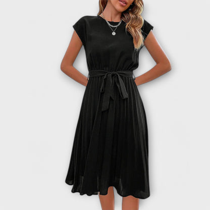 Vestido Midi Plisado para el Verano