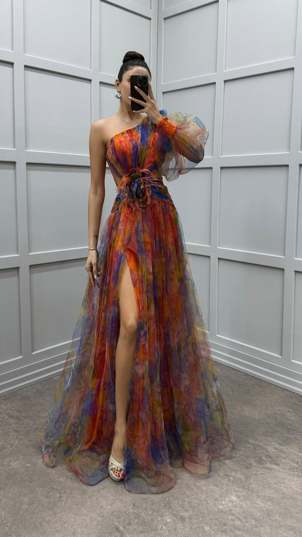 Vestido Floral con Toque de Elegancia