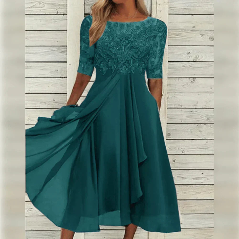 Vestido Elegante de Encaje Léa