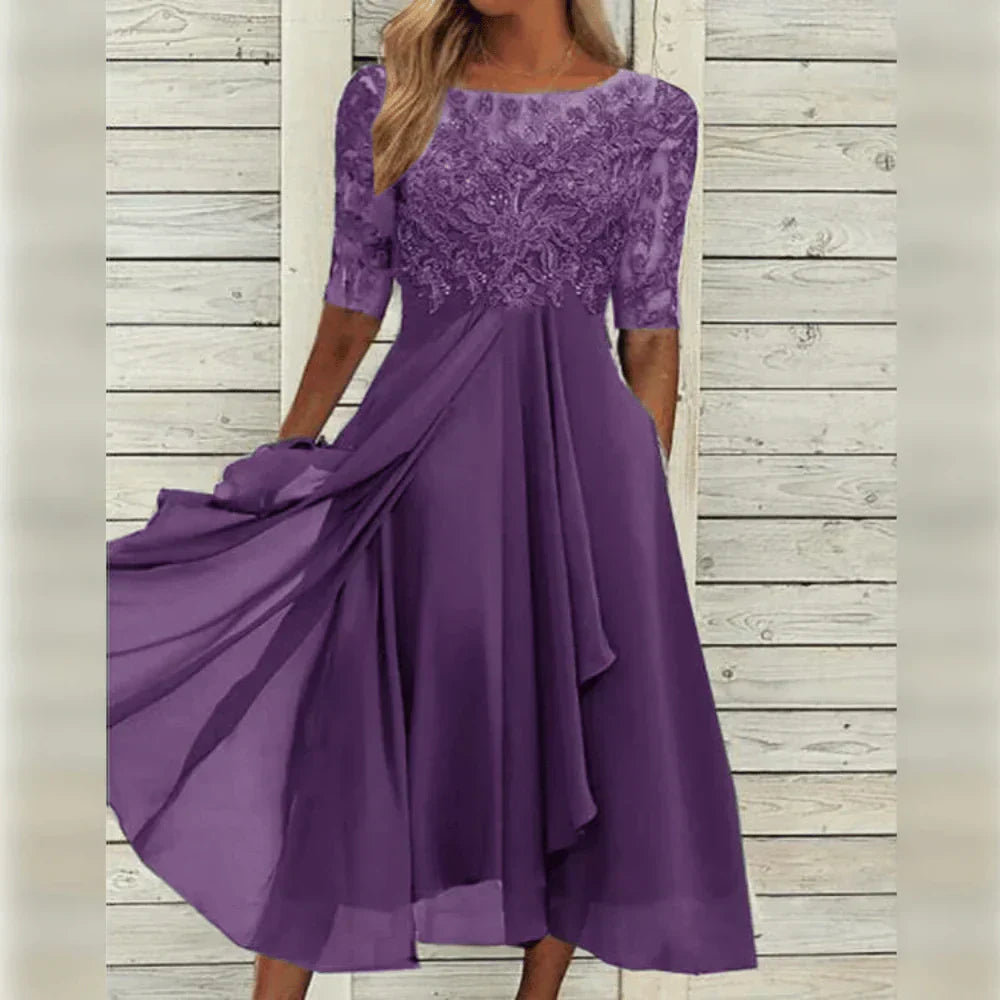 Vestido Elegante de Encaje Léa