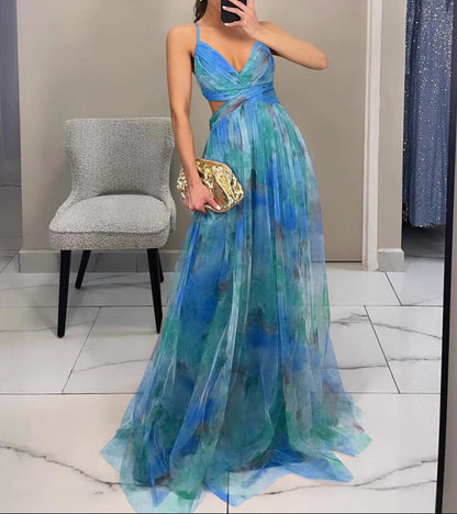 Vestido Maxi Floral con Elegancia