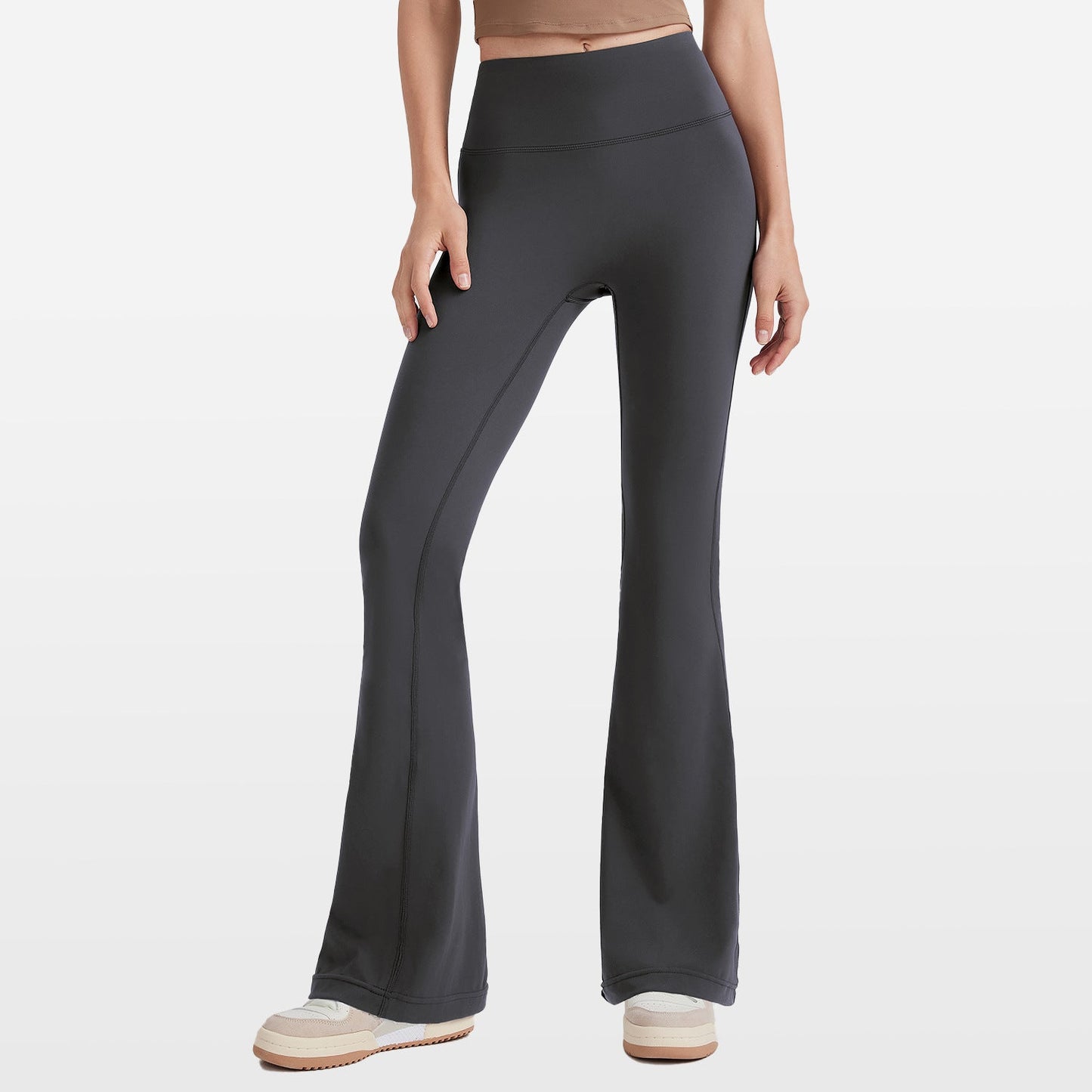 Serena – Pantaloni casual con gamba a campana