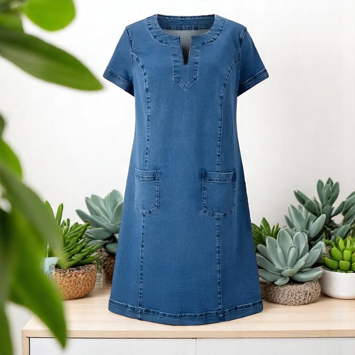 Vestido Casual de Denim