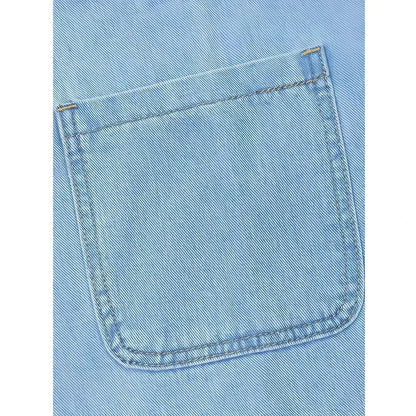 Vestidos relajados con look denim