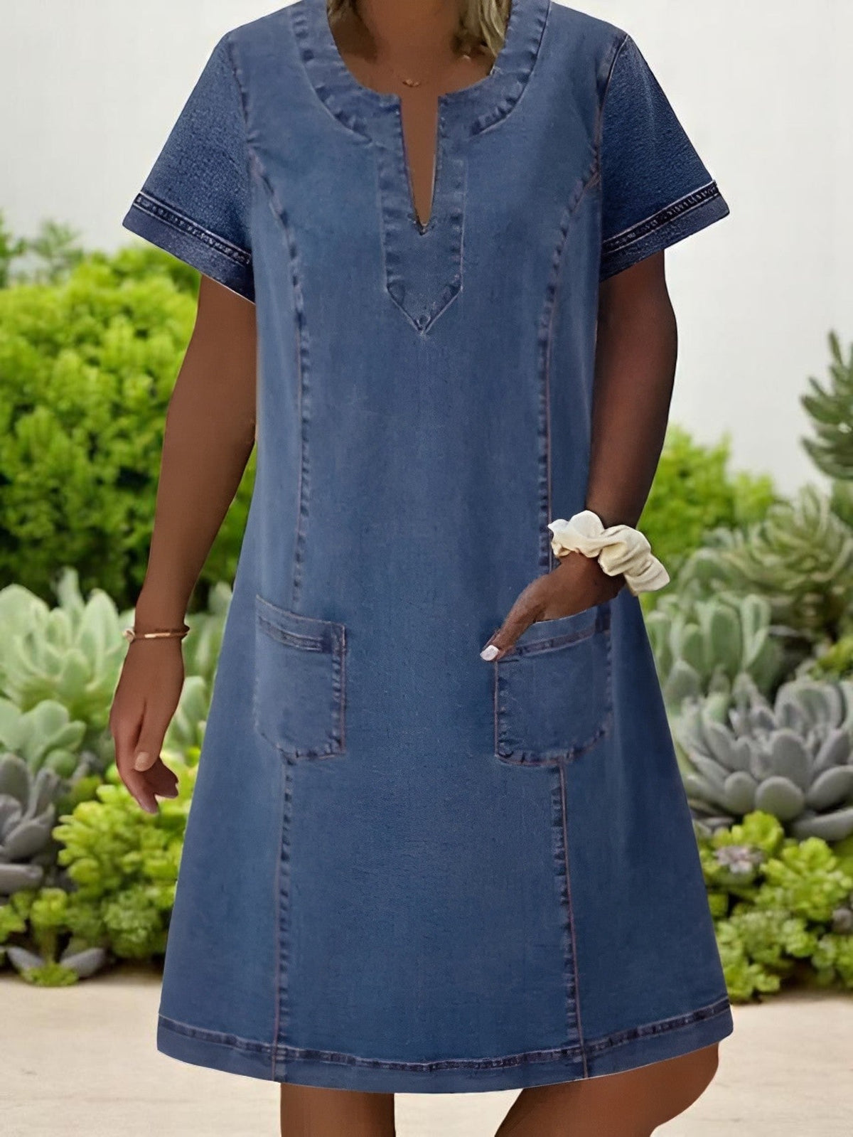 Vestido Casual de Denim