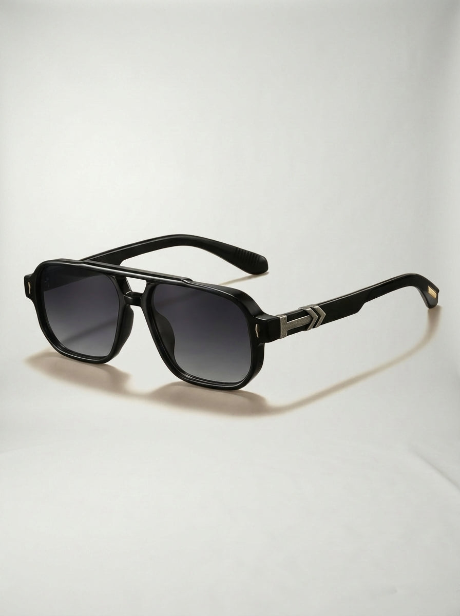 Gafas de Sol Cuadradas de Estilo Racing con Doble Puente
