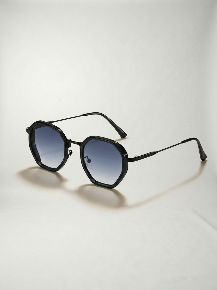 Gafas de Sol de Montura Fina y Diseño Geométrico