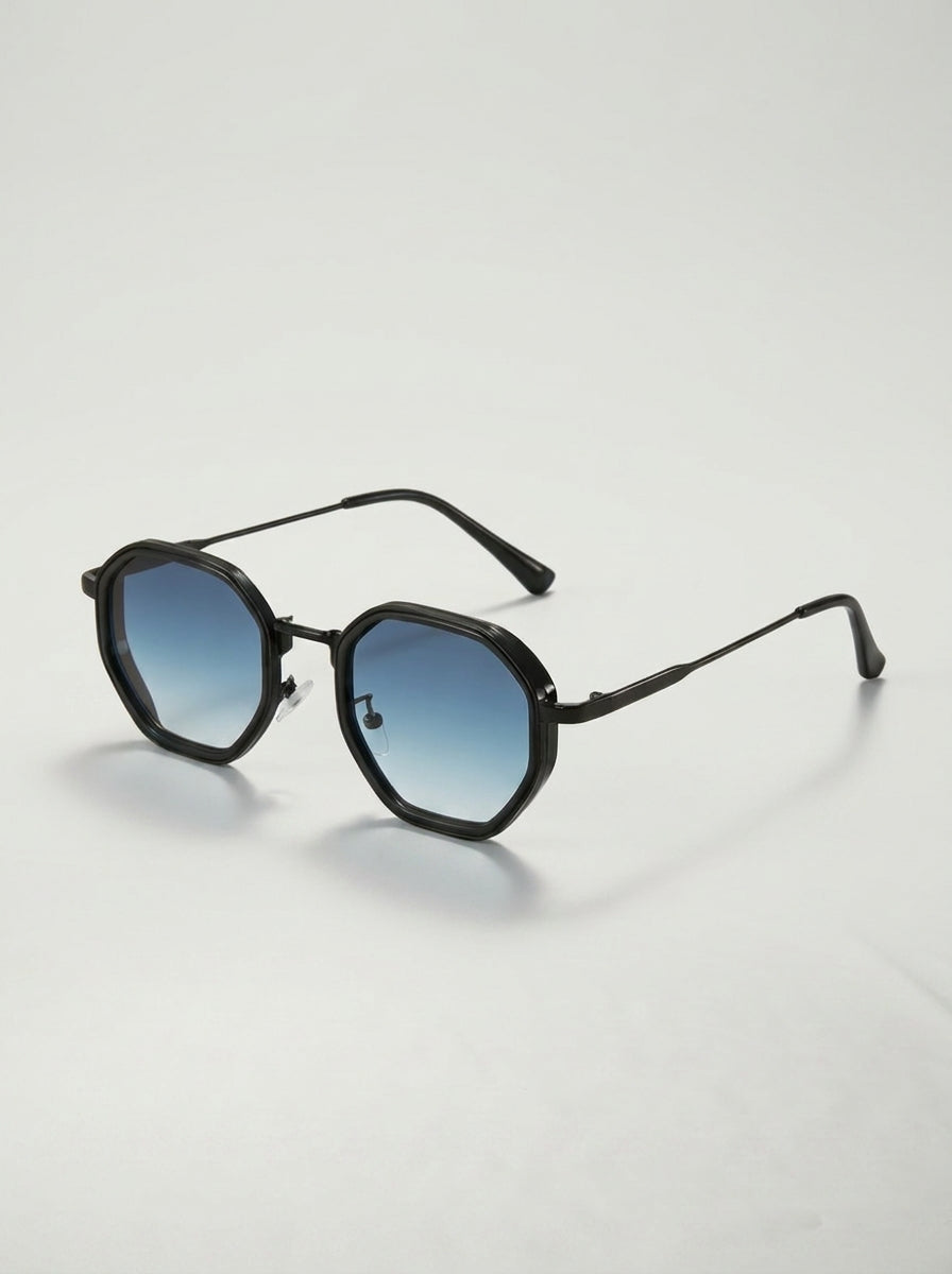 Gafas de Sol de Montura Fina y Diseño Geométrico