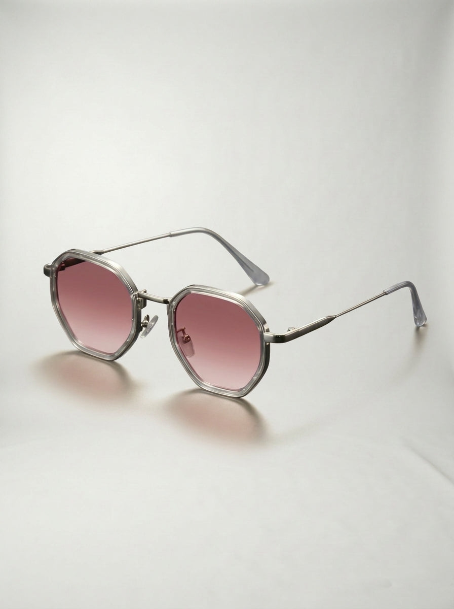 Gafas de Sol de Montura Fina y Diseño Geométrico