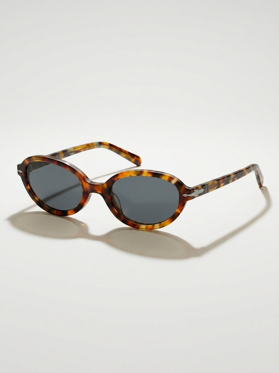 Gafas de Sol Ovaladas con Lentes Espejadas Antirreflejo