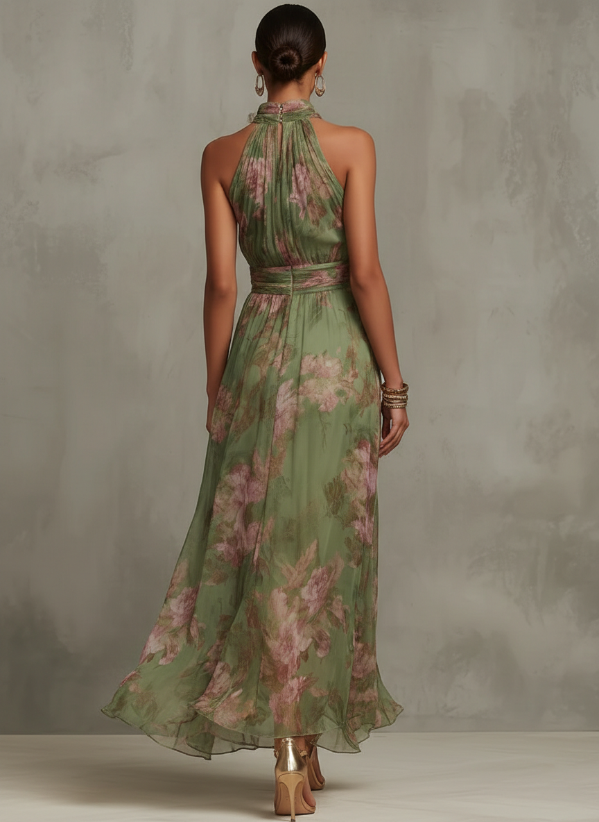 Élise Vestido Maxi Floral