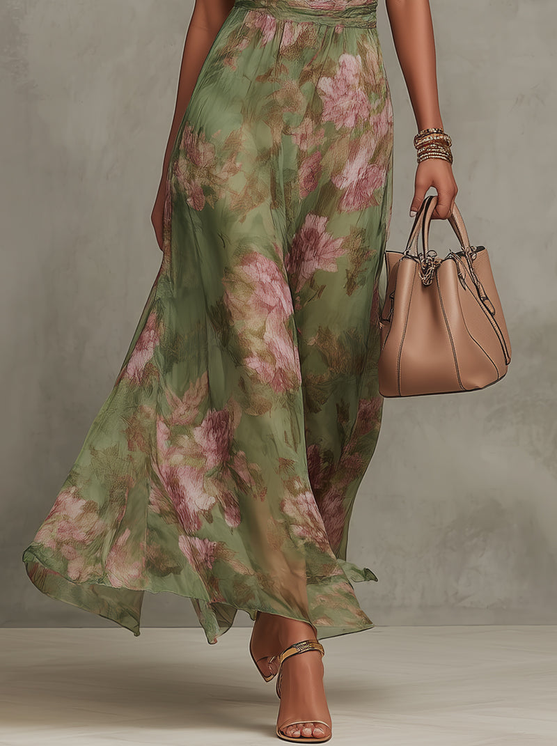 Élise Vestido Maxi Floral